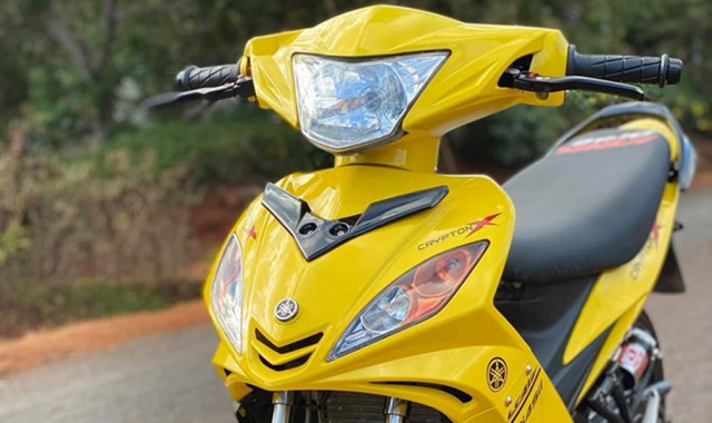 Đã mắt trước Yamaha Exciter 2010 độ phong cách Crypton, cùng sắc vàng chói lóa