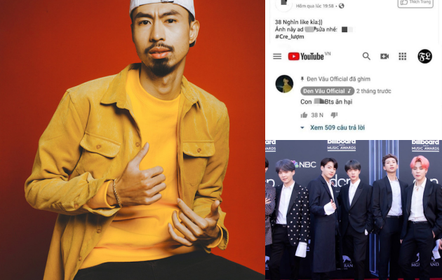 Biến căng 30 Tết: Đen Vâu bị cho là xúc phạm và tố nhóm nhạc toàn cầu BTS “ăn hại”