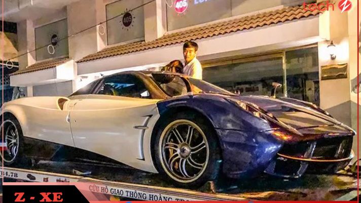 Pagani Huayra của đại gia Minh 'Nhựa' lột xác hậu đám cưới con gái