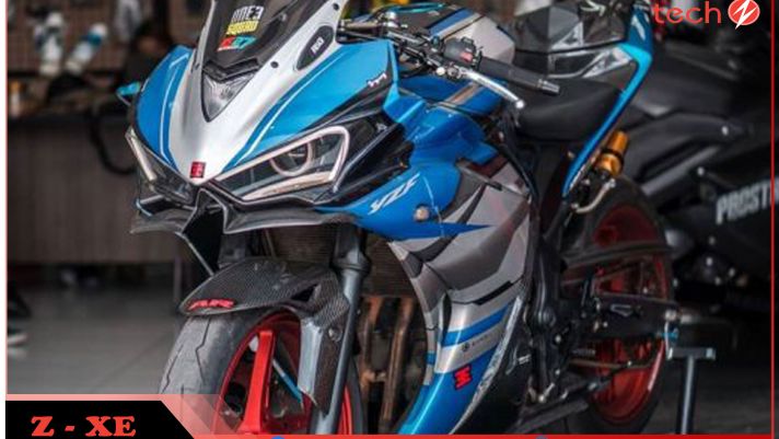 Cận cảnh Yamaha R25 cực độc với diện mạo dữ dằn hầm hố