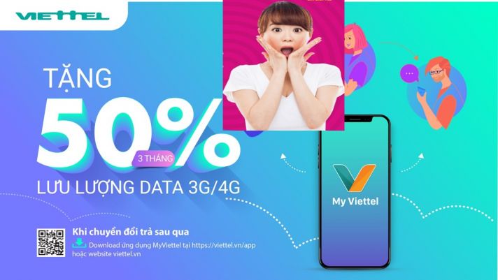 Viettel tặng 50% lưu lượng data 3G/4G liên tiếp 3 tháng cho những khách hàng thực hiện thao tác này!