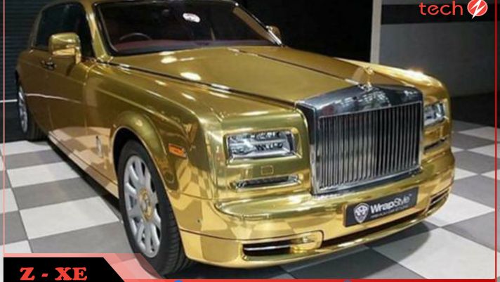 Ngã ngửa với Rolls-Royce Phantom mạ vàng bị mang đi làm taxi 