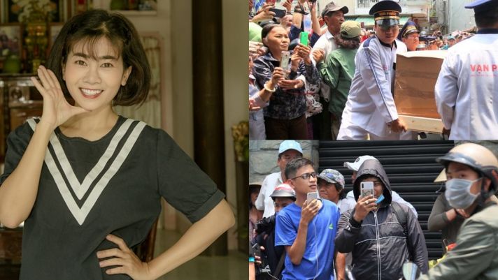 Hàng loạt người kéo đến đám tang Mai Phương để quay phim, chụp ảnh câu like 