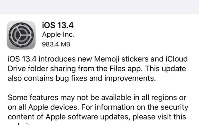 Đừng vội nâng cấp lên iOS 13.4 vì những lỗi nghiêm trọng này