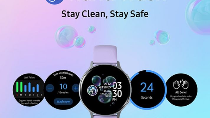 Samsung ra mắt ứng dụng nhắc nhở rửa tay trên smartwatch trong mùa dịch Covid-19