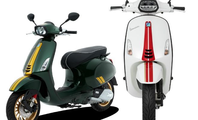 Ngất ngây cùng Vespa Sprint 150 phiên bản đẹp như xe đua đầy độc đáo