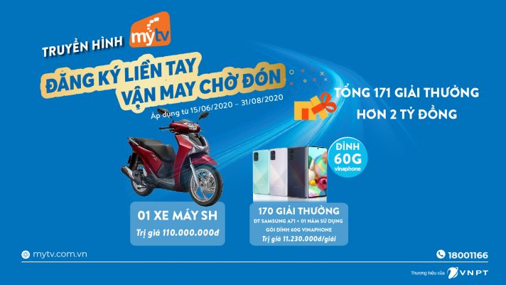 Lắp truyền hình MyTV, đón hè cực đỉnh với kho quà tặng hơn 2 tỷ đồng