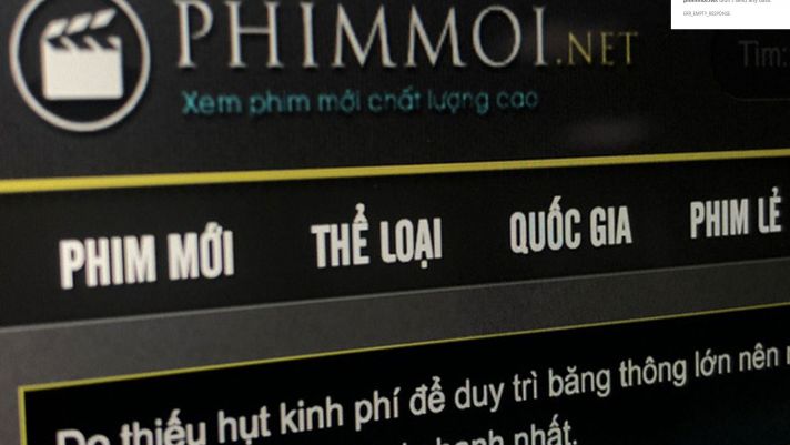 Trang web xem phim lậu lớn nhất Việt Nam chính thức bị chặn truy cập, các 'mọt phim' phát khóc