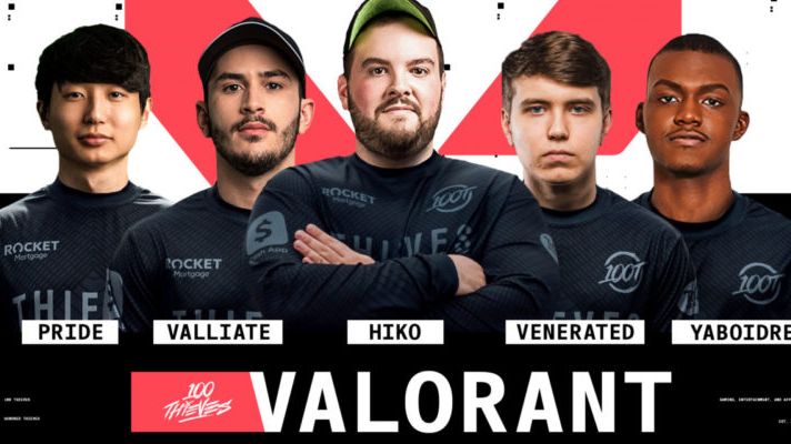 100 Thieves công bố đội hình Valorant chính thức