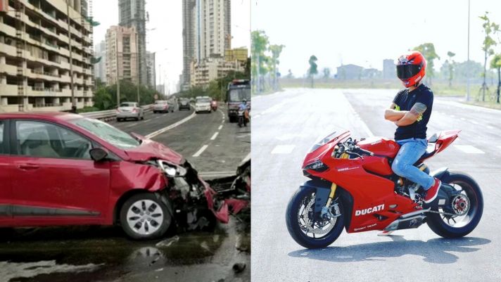 Mải ngó Hyundai Accent gặp tai nạn, thanh niên biker bị xe bus tông gục