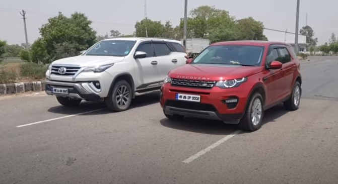 Toyota Fortuner chạy đua với Land Rover Discovery: Kết quả đáng xấu hổ dành cho mẫu xe đắt tiền