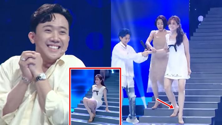 Gặp 'tai nạn' trên sân khấu, Hari Won để lộ vết sẹo chằng chịt, phản ứng của Trấn Thành gây bất ngờ