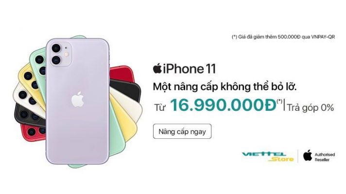 Giảm sâu dưới mức 17 triệu đồng, iPhone 11 chính hãng ghi nhận mức giá thấp nhất thị trường