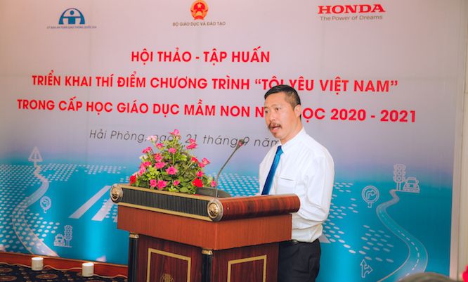 Honda thí điểm giáo dục ATGT “Tôi yêu Việt Nam” trong cấp học giáo dục mầm non năm học 2020 – 2021