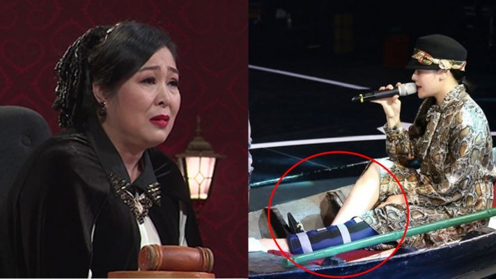 Sau tai nạn nghiêm trọng khiến NSND Hồng Vân lo lắng, Nhật Kim Anh nén đau làm việc khiến fan xót xa