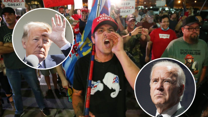Cuộc chiến Trump vs Biden có 'biến': Arizona bắt đầu biểu tình, bạo loạn?