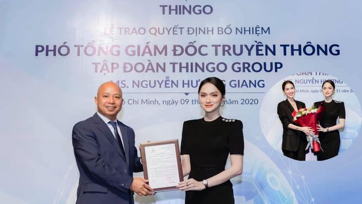 Hương Giang lên chức Phó Tổng giám đốc, Ngọc Trinh nhanh chóng chúc mừng đàn em