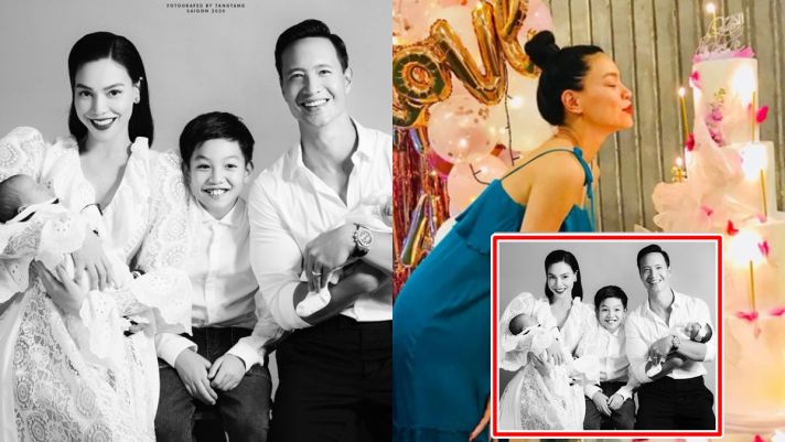 Hồ Ngọc Hà gây chấn động khi đăng ảnh gia đình 5 người hậu sinh đôi, biểu cảm của Subeo gây sốt CĐM