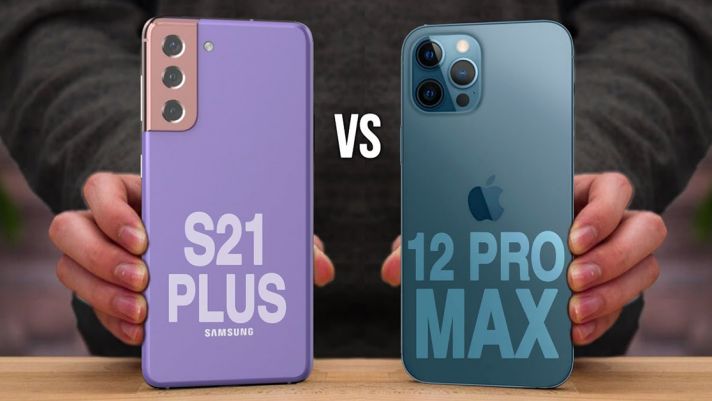 Video so sánh thiết kế Galaxy S21+ và iPhone 12 Pro Max