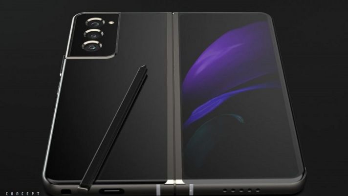 Galaxy Z Fold 3 lần đầu xuất hiện, camera ẩn dưới màn hình, kèm bút S Pen