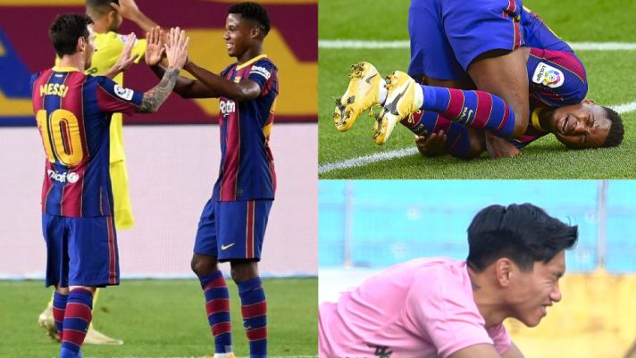 Messi mới trị giá 400 triệu Euro của Barca gặp chấn thương giống Văn Hậu, đối mặt nguy cơ giải nghệ?