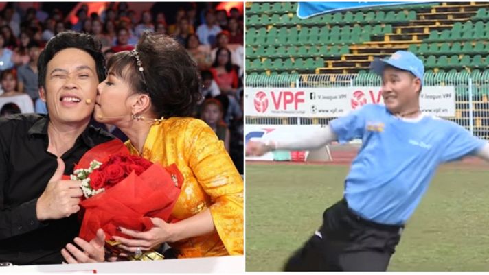 ‘Vợ’ Hoài Linh bất ngờ hôn 'trai lạ' ngay trên sóng truyền hình khiến CĐM ngỡ ngàng