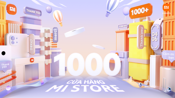 Xiaomi tung ưu đãi hấp dẫn cho Mi Sans mừng cột mốc 1000 Mi Store trên toàn cầu