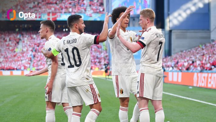 Kết quả bóng đá Đan Mạch vs Bỉ EURO 2021: Tam tấu Lukaku, De Bruyne, Hazard giúp Bỉ ngược dòng