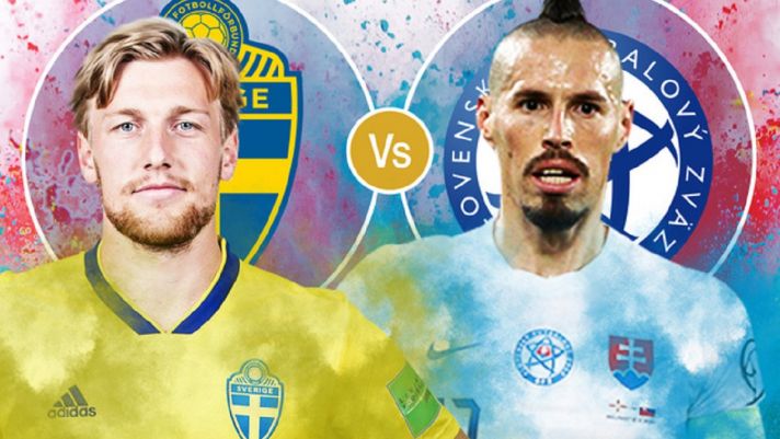 Link xem trực tiếp trận Thụy Điển-Slovakia bảng E EURO 2021, link VTV full HD siêu nét1