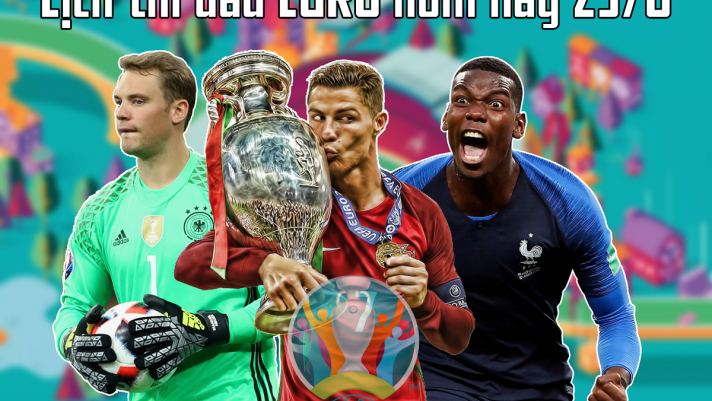 Lịch thi đấu EURO 2021 hôm nay 23/6: Bảng tử thần có biến - Bồ Đào Nha, Đức, Pháp đều có thể bị loại