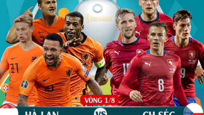 Link xem trực tiếp trận Hà Lan - CH Séc 23h00 - 27/6 EURO 2021: Link VTV full HD