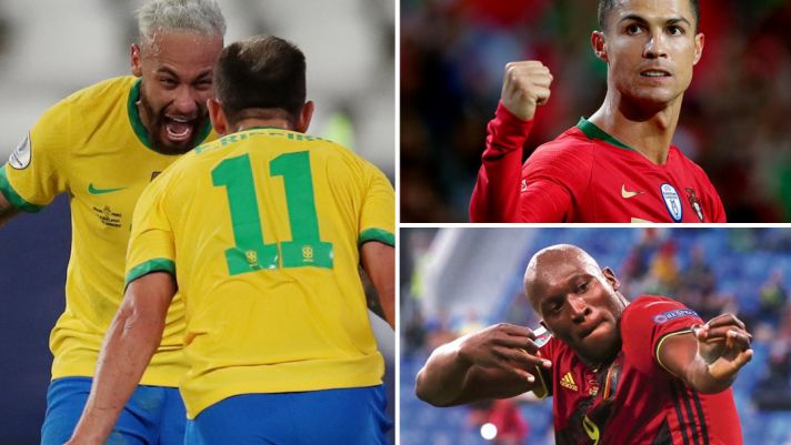 Lịch thi đấu bóng đá hôm nay 27/6: Brazil đại náo Copa America; Ronaldo - Lukaku so tài Vua phá lưới