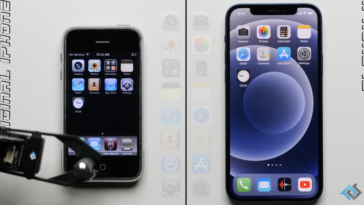 [Video] So sánh tốc độ iPhone 2G và iPhone 12