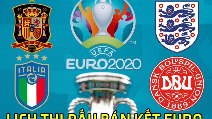 Lịch thi đấu EURO 2021, lịch phát sóng trực tiếp EURO trên VTV mới nhất hôm nay