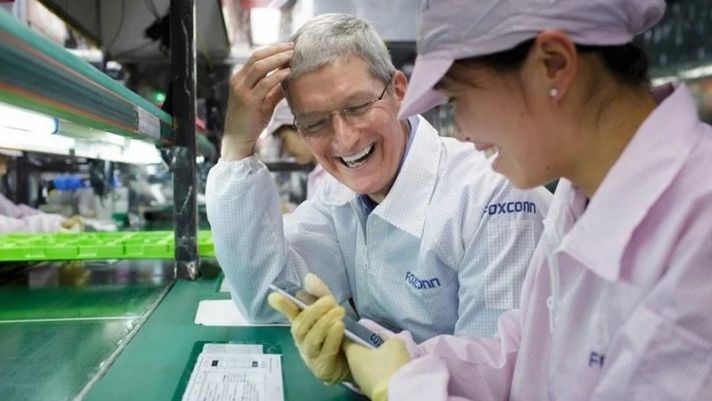 Doanh thu của Foxconn tăng 20% nhờ sản xuất cho Apple