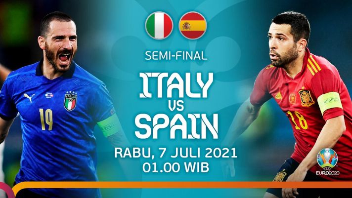 Link xem trực tiếp trận Italia - Tây Ban Nha 2h00 7/7 bán kết EURO 2021: Link VTV full HD cực nét!