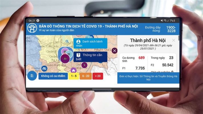 Hướng dẫn cách xem bản đồ COVID-19 Hà Nội để theo dõi tình hình chính xác nhất