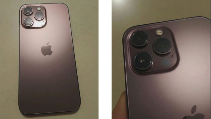 Cận cảnh iPhone 13 Pro phiên bản màu hồng (Rose Gold)