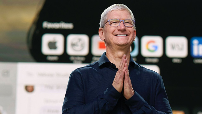 CEO Tim Cook của Apple sắp nhận khoản thưởng 750 triệu USD