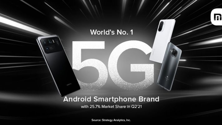 Xiaomi đứng đầu thế giới Android về smartphone 5G