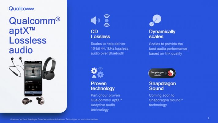 Qualcomm ra mắt aptX Lossless cho các thiết bị tai nghe không dây