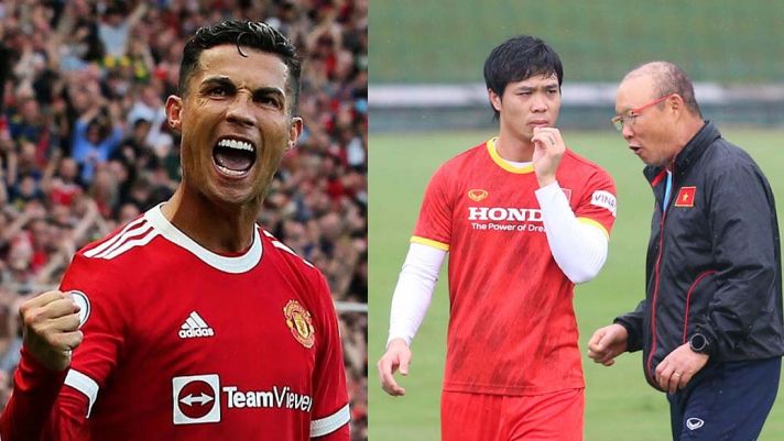 HLV Park cho ĐT Việt Nam 'xả trại', Công Phượng một mình ra sân tập với sự chuyên nghiệp như Ronaldo