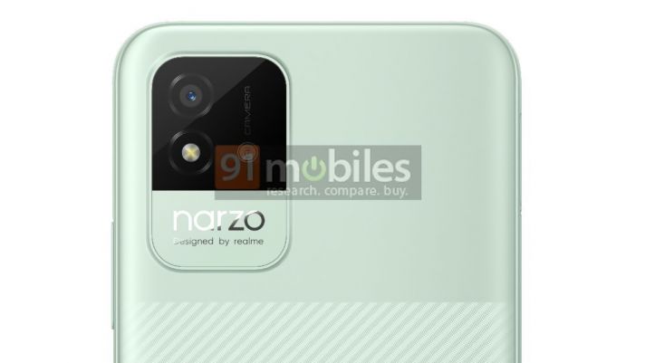 Realme Narzo 50i lộ ảnh render sắc nét, có phiên bản màu xanh lá đẹp mắt