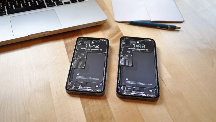 Tải về bộ hình nền xuyên thấu linh kiện iPhone 13 siêu 'cool ngầu'