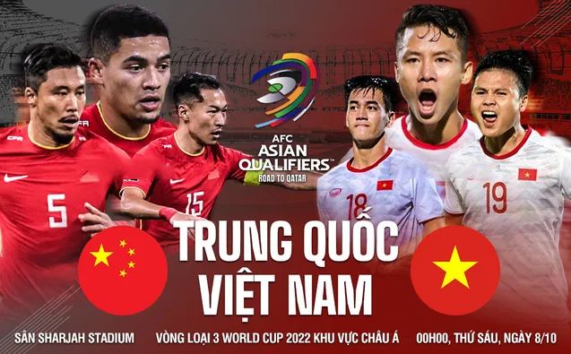 Xem trực tiếp bóng đá ĐT Việt Nam vs Trung Quốc - Vòng loại 3 World Cup 2022 ở đâu? Kênh nào?
