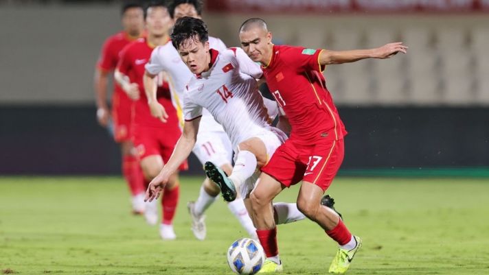 Việt Nam xếp thứ mấy sau trận thua Trung Quốc trên BXH vòng loại World Cup 2022?