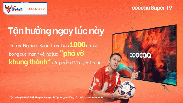 Cùng coocaa TV tiếp thêm lửa cho tuyển Việt Nam trước thềm AFF cup