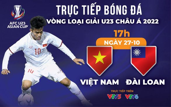 Kết quả bóng đá U23 Việt Nam vs U23 Đài Bắc Trung Hoa: Đàn em Quang Hải ghi bàn thắng vàng