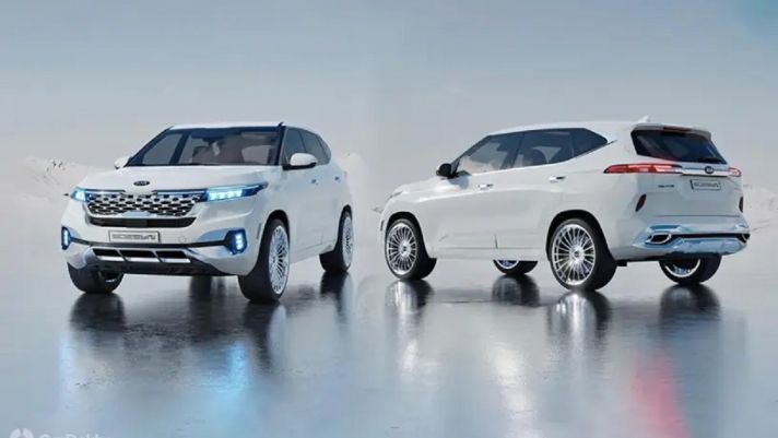 Kia Seltos bản chạy điện bất ngờ lộ diện: Thiết kế đẹp không tì vết, làm khó Toyota Corolla Cross