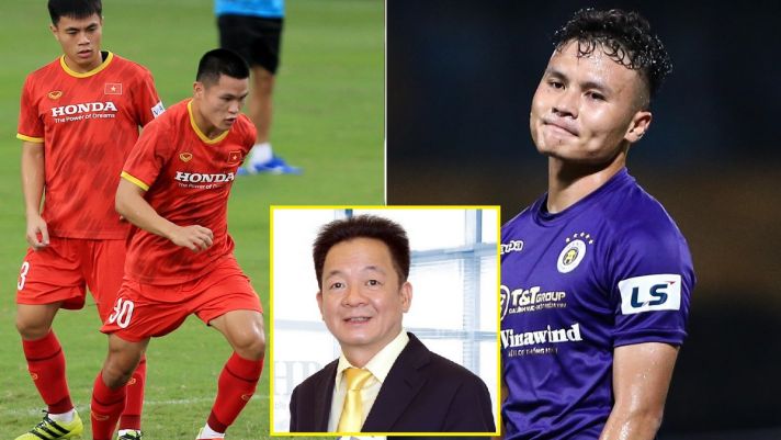 Mua hụt 'Messi Hàn Quốc', bầu Hiển đưa tiền đạo ĐT Việt Nam về đá cặp cùng Quang Hải